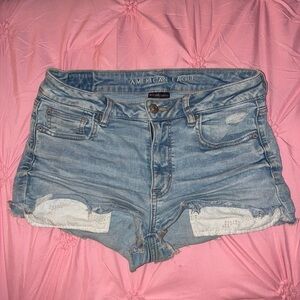 American Eagle Outfitters Light Blue Jean Shorts